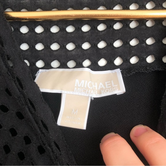 Black Mesh Michael Kors Dress - Picture 3 of 7